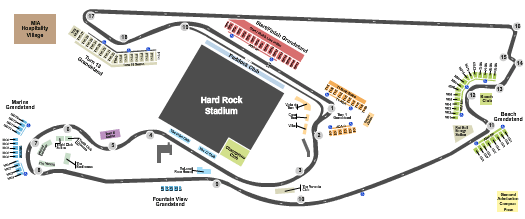 Miami International Autodrome At Hard Rock Stadium Miami Seating Chart